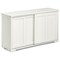 Kitchen Storage Cupboard Cabinet with Sliding Door and Adjustable Shelf